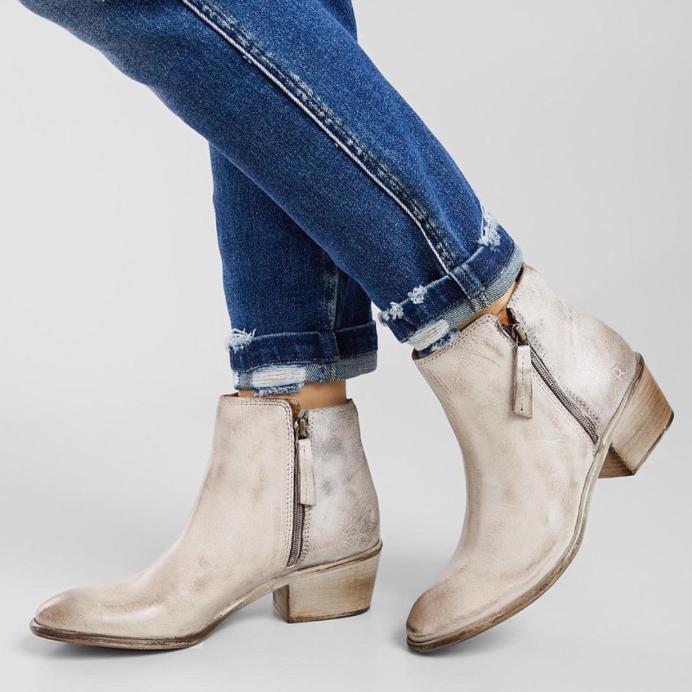 Bed Stu Liz Two Tone Leather Ankle Boot